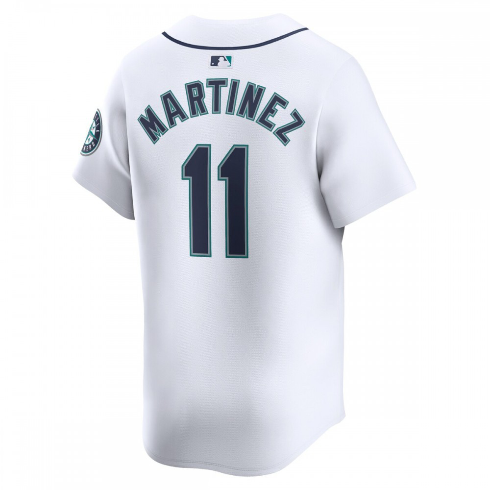Edgar Martinez Seattle Mariners Home Limited Player Jersey - White-Pro Kit Vault | Brand New 26/27 Sports Jerseys